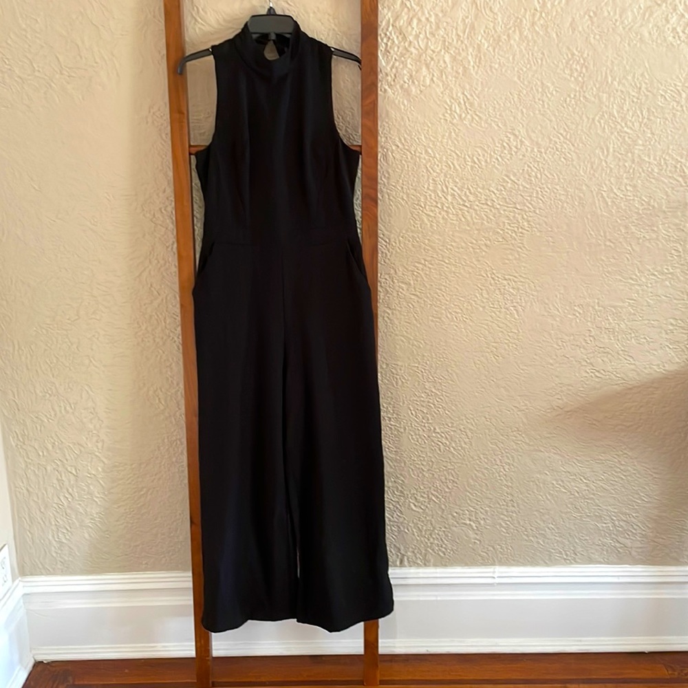 NWT Eva Franco Black Jumpsuit size S